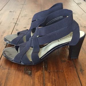 M. Patrick Navy Blue Heels